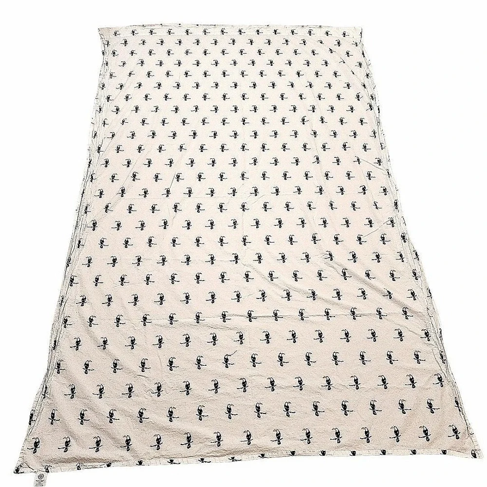 Martha‎ Stewart Flat Sheet Twin WHIM Toucan Bird Kids White Tropical Cotton Bed